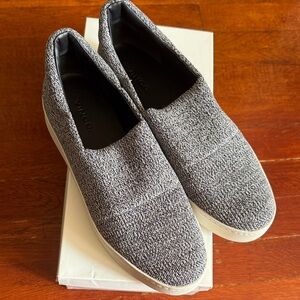 Vince Monochrome Knit Slip-On Shoes